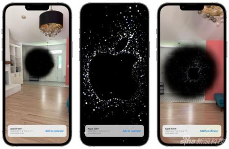 Apple's official website event page launches space-themed AR special effects eggs