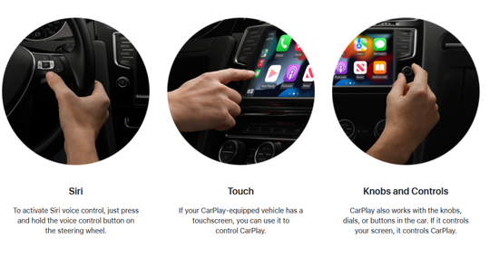 CarPlay example image, screenshot from Apple's official website