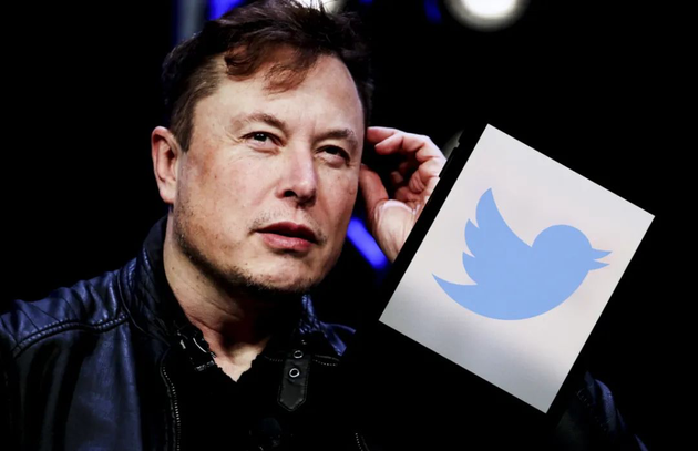 Musk and Twitter.  Figure/IC photo